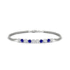 Load image into Gallery viewer, half-carat-gold-chain-bar-diamond-bracelet-with-sapphire-in-white-gold-FDBRC10587ROGSABLANGLE1-0.50CT-NL-WG.jpg?v=1774334805