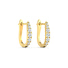 Load image into Gallery viewer, half-carat-graduated-huggies-hoop-earring-in-yellow-gold-fdear11729angle4-nl-yg