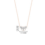Load image into Gallery viewer, half-carat-graduating-marquise-diamond-necklace-in-FD-NK11130-0.50CT-NL-RG
