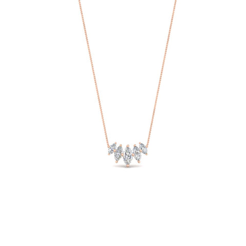 half-carat-graduating-marquise-diamond-necklace-in-rose-gold-FD-NK11130-0.50CT-NL-RG