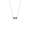 Load image into Gallery viewer, half-carat-graduating-marquise-diamond-necklace-with-emerald-in-yellow-gold-FD-NK11130GEMGRANGLE1-0.50CT-NL-YG