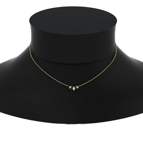 half-carat-graduating-marquise-diamond-necklace-with-emerald-in-yellow-gold-FDNK11130-0.50CT-GEMGRNECK-NL-YG