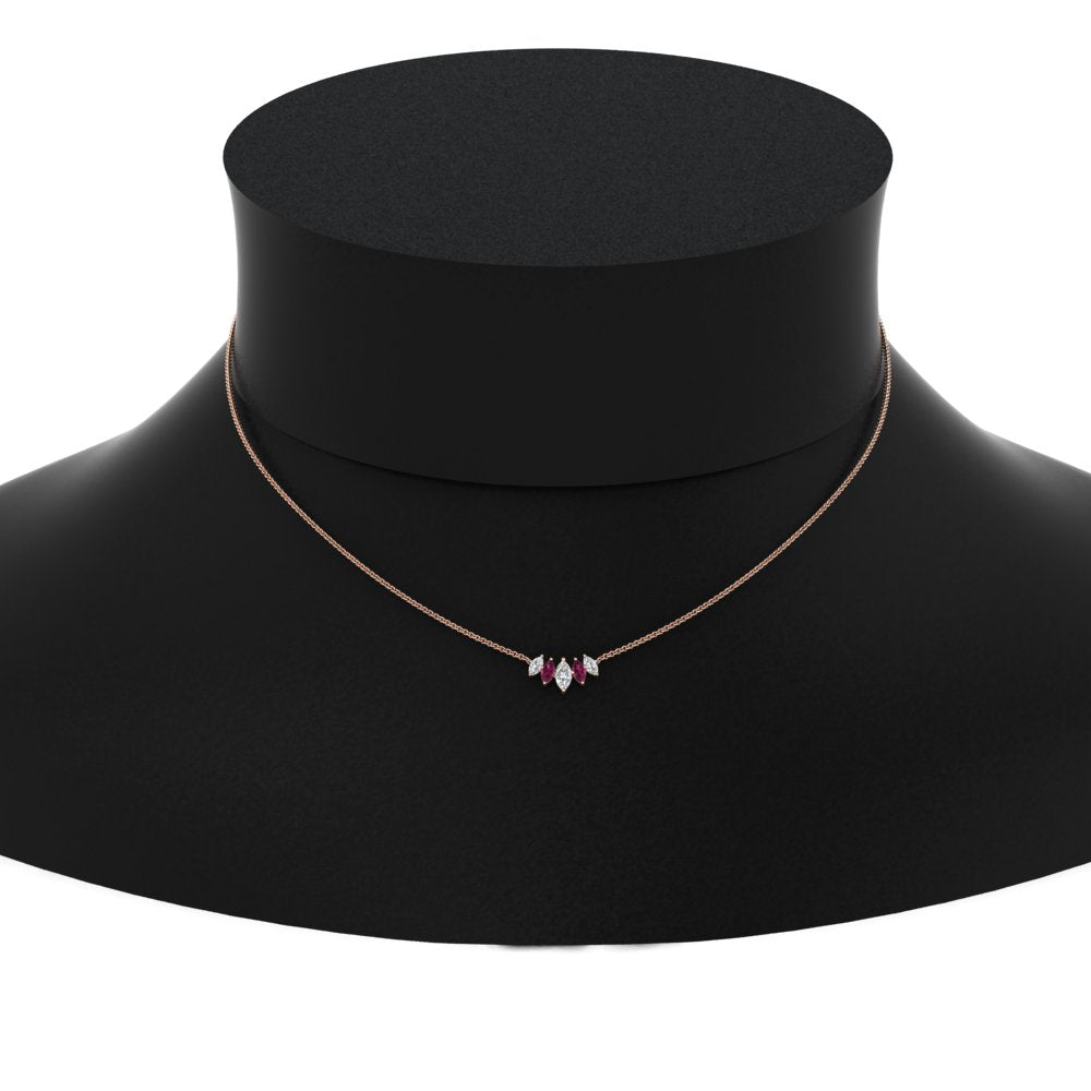 half-carat-graduating-marquise-diamond-necklace-with-pink-sapphire-in-FD-NK11130GSADRPI-0.50CT-NL-RG