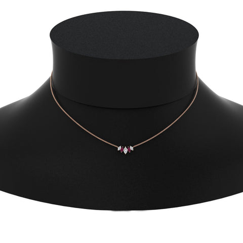 half-carat-graduating-marquise-diamond-necklace-with-pink-sapphire-in-rose-gold-FDNK11130-0.50CT-GSADRPINECK-NL-RG