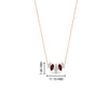 Load image into Gallery viewer, half-carat-graduating-marquise-diamond-necklace-with-ruby-in-rose-gold-FD-NK11130GRUDRANGLE1-0.50CT-NL-RG-HW