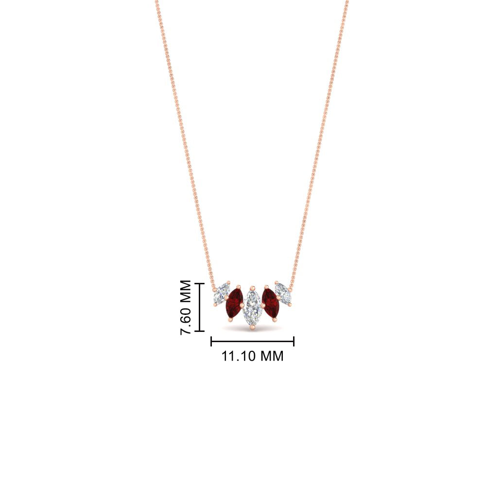 half-carat-graduating-marquise-diamond-necklace-with-ruby-in-FD-NK11130GRUDR-0.50CT-NL-RG