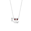 Load image into Gallery viewer, half-carat-graduating-marquise-diamond-necklace-with-ruby-in-white-gold-FD-NK11130GRUDRANGLE1-0.50CT-NL-WG-HW