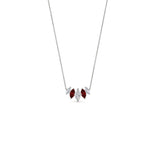 Load image into Gallery viewer, half-carat-graduating-marquise-diamond-necklace-with-ruby-in-FD-NK11130GRUDR-0.50CT-NL-WG
