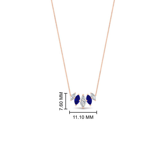 half-carat-graduating-marquise-diamond-necklace-with-sapphire-in-rose-gold-FD-NK11130GSABLANGLE1-0.50CT-NL-RG-HW