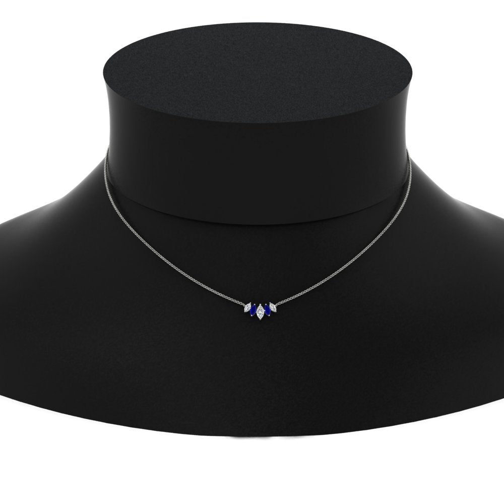 half-carat-graduating-marquise-diamond-necklace-with-sapphire-in-FD-NK11130GSABL-0.50CT-NL-WG