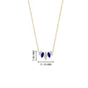 Load image into Gallery viewer, half-carat-graduating-marquise-diamond-necklace-with-sapphire-in-yellow-gold-FD-NK11130GSABLANGLE1-0.50CT-NL-YG-HW
