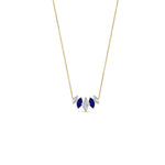 Load image into Gallery viewer, half-carat-graduating-marquise-diamond-necklace-with-sapphire-in-FD-NK11130GSABL-0.50CT-NL-YG

