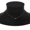 Load image into Gallery viewer, half-carat-graduating-marquise-diamond-necklace-with-sapphire-in-yellow-gold-FDNK11130-0.50CT-GSABLNECK-NL-YG
