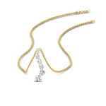 Load image into Gallery viewer, half-carat-journey-diamond-pendant-in-FDPD1704RO-0.50CT-NL-YG
