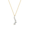 Load image into Gallery viewer, half-carat-journey-diamond-pendant-in-FDPD1704RO-0.50CT-NL-YG