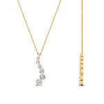 Load image into Gallery viewer, half-carat-journey-diamond-pendant-in-FDPD1704RO-0.50CT-NL-YG
