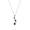 Load image into Gallery viewer, half-carat-journey-diamond-pendant-with-black-diamond-in-FDPD1704ROGBLACK-0.50CT-NL-WG