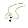 Load image into Gallery viewer, half-carat-journey-diamond-pendant-with-black-diamond-in-FDPD1704ROGBLACK-0.50CT-NL-YG