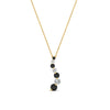 Load image into Gallery viewer, half-carat-journey-diamond-pendant-with-black-diamond-in-FDPD1704ROGBLACK-0.50CT-NL-YG
