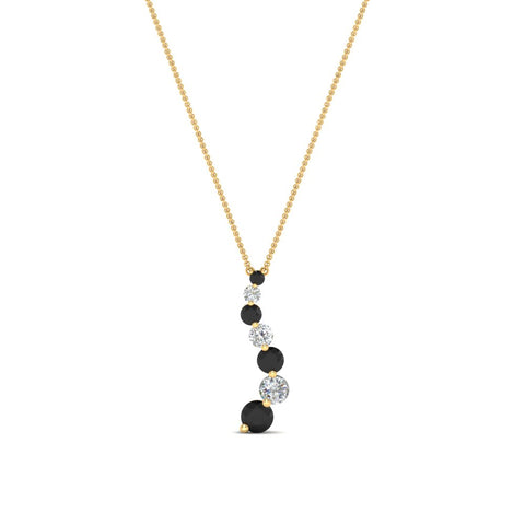half-carat-journey-diamond-pendant-with-black-diamond-in-FDPD1704ROGBLACK-0.50CT-NL-YG