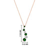 Load image into Gallery viewer, half-carat-journey-diamond-pendant-with-emerald-in-FDPD1704ROGEMGR-0.50CT-NL-RG