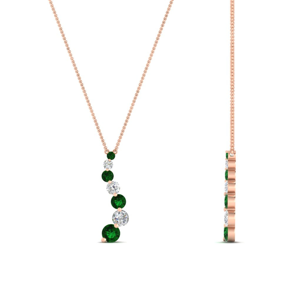 half-carat-journey-diamond-pendant-with-emerald-in-FDPD1704ROGEMGR-0.50CT-NL-RG