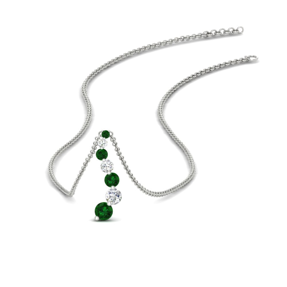 half-carat-journey-diamond-pendant-with-emerald-in-FDPD1704ROGEMGR-0.50CT-NL-WG