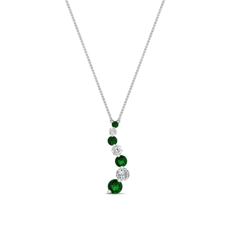 half-carat-journey-diamond-pendant-with-emerald-in-FDPD1704ROGEMGR-0.50CT-NL-WG