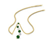 Load image into Gallery viewer, half-carat-journey-diamond-pendant-with-emerald-in-FDPD1704ROGEMGR-0.50CT-NL-YG