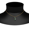Load image into Gallery viewer, half-carat-journey-diamond-pendant-with-emerald-in-FDPD1704ROGEMGR-0.50CT-NL-YG