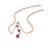 Load image into Gallery viewer, half-carat-journey-diamond-pendant-with-pink-sapphire-in-FDPD1704ROGSADRPI-0.50CT-NL-RG