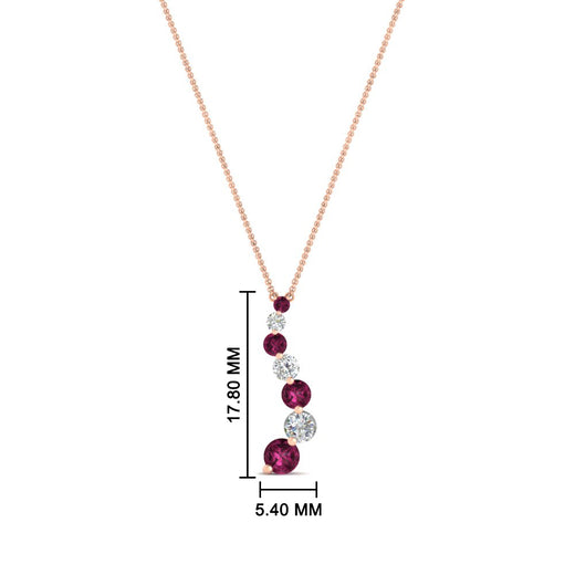 half-carat-journey-diamond-pendant-with-pink-sapphire-in-FDPD1704ROGSADRPI-0.50CT-NL-RG