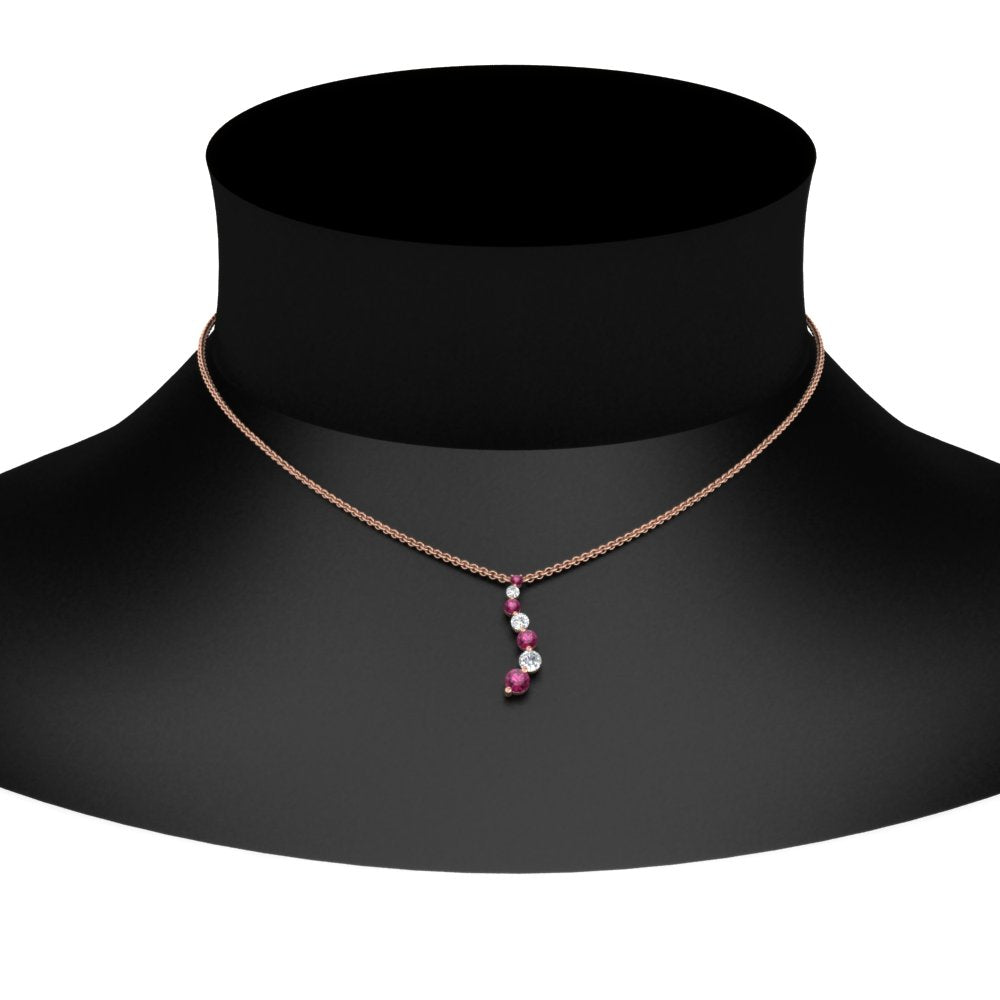 half-carat-journey-diamond-pendant-with-pink-sapphire-in-FDPD1704ROGSADRPI-0.50CT-NL-RG