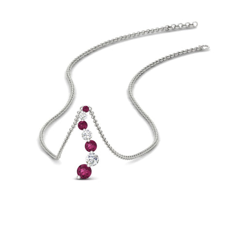 half-carat-journey-diamond-pendant-with-pink-sapphire-in-FDPD1704ROGSADRPI-0.50CT-NL-WG