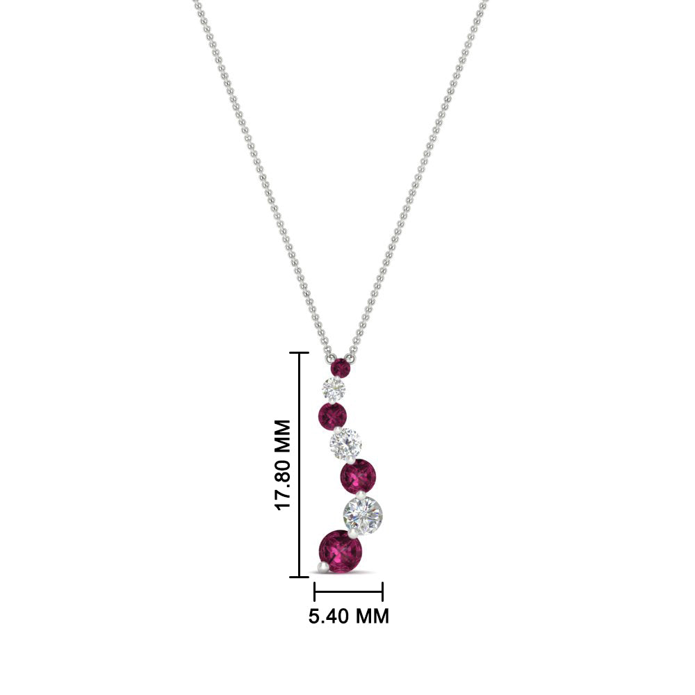 half-carat-journey-diamond-pendant-with-pink-sapphire-in-FDPD1704ROGSADRPI-0.50CT-NL-WG