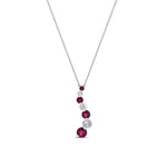 Load image into Gallery viewer, half-carat-journey-diamond-pendant-with-pink-sapphire-in-FDPD1704ROGSADRPI-0.50CT-NL-WG
