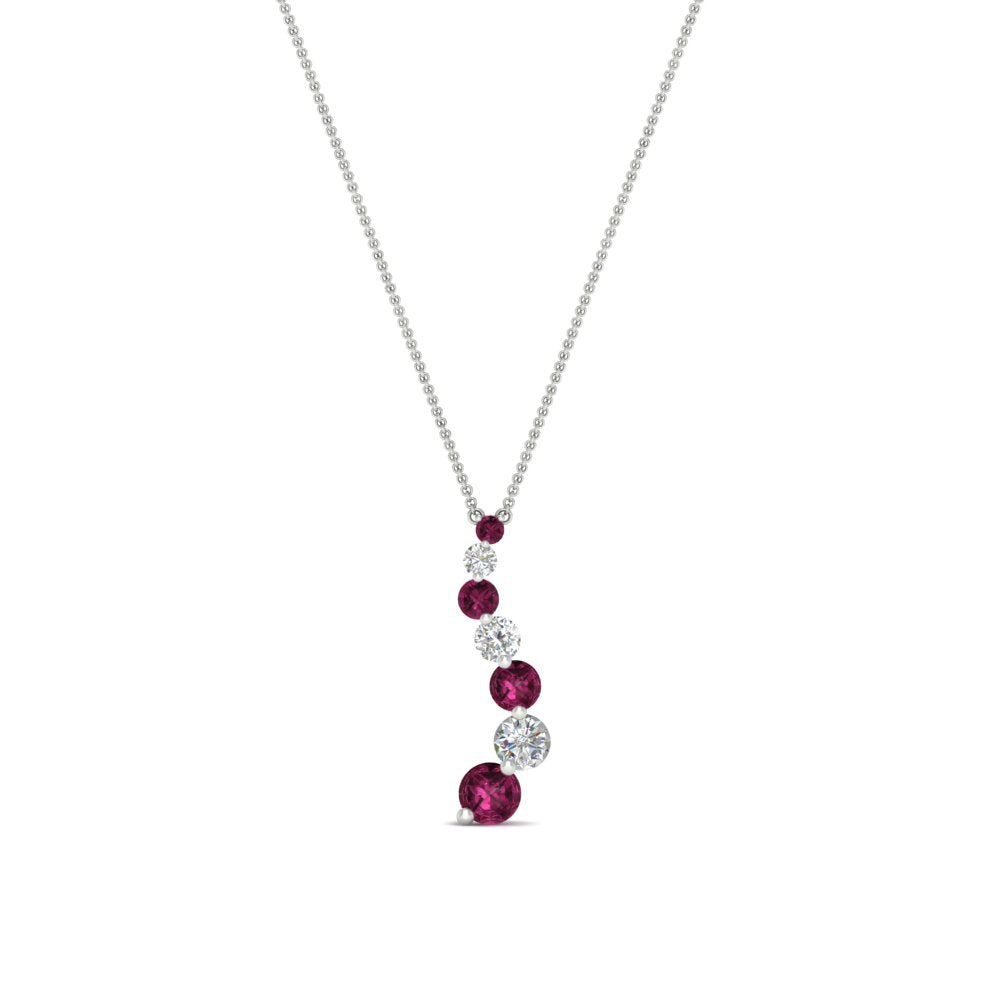 half-carat-journey-diamond-pendant-with-pink-sapphire-in-FDPD1704ROGSADRPI-0.50CT-NL-WG