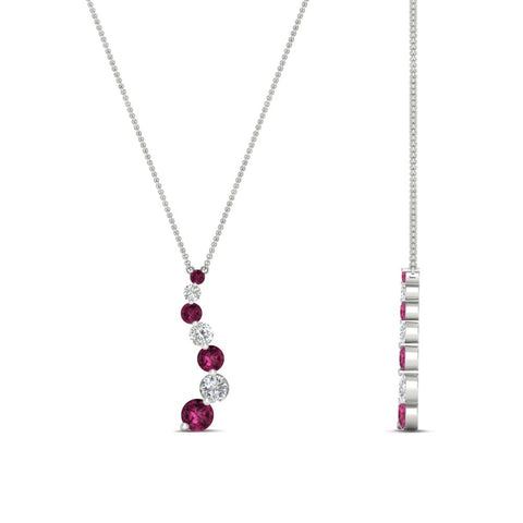 half-carat-journey-diamond-pendant-with-pink-sapphire-in-FDPD1704ROGSADRPI-0.50CT-NL-WG