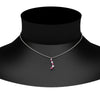 Load image into Gallery viewer, half-carat-journey-diamond-pendant-with-pink-sapphire-in-FDPD1704ROGSADRPI-0.50CT-NL-WG