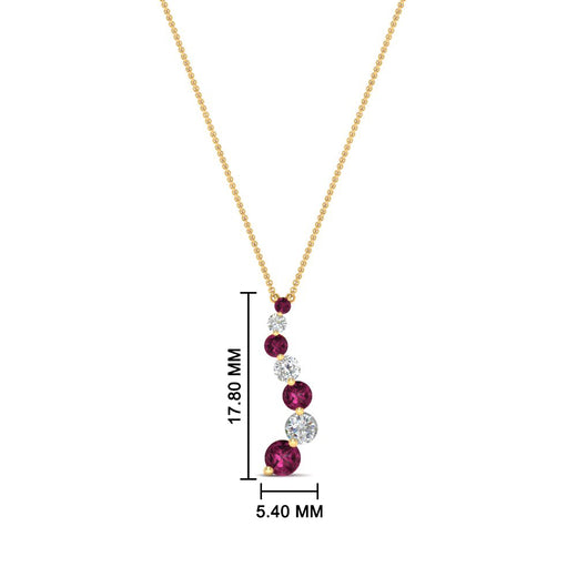 half-carat-journey-diamond-pendant-with-pink-sapphire-in-FDPD1704ROGSADRPI-0.50CT-NL-YG