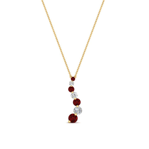 half-carat-journey-diamond-pendant-with-ruby-in-FDPD1704ROGRUDR-0.50CT-NL-YG