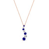 Load image into Gallery viewer, half-carat-journey-diamond-pendant-with-sapphire-in-FDPD1704ROGSABL-0.50CT-NL-RG