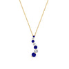 Load image into Gallery viewer, half-carat-journey-diamond-pendant-with-sapphire-in-FDPD1704ROGSABL-0.50CT-NL-YG