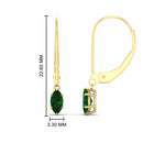 Load image into Gallery viewer, half-carat-marquise-lever-back-emerald-earrings-in-yellow-gold-FDEAR11236MQGEMGR-0.50CT-NL-YG.jpg
