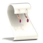 Load image into Gallery viewer, half-carat-marquise-lever-back-pink-sapphire-earrings-in-rose-gold-FDEAR11236MQGSADRPI-0.50CT-NL-RG.jpg
