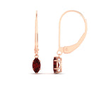 Load image into Gallery viewer, half-carat-marquise-lever-back-ruby-earrings-in-rose-gold-FDEAR11236MQGRUDR-0.50CT-NL-RG.jpg

