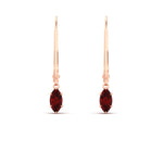 Load image into Gallery viewer, half-carat-marquise-lever-back-ruby-earrings-in-rose-gold-FDEAR11236MQGRUDR-0.50CT-NL-RG.jpg
