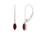 Load image into Gallery viewer, half-carat-marquise-lever-back-ruby-earrings-in-white-gold-FDEAR11236MQGRUDR-0.50CT-NL-WG.jpg
