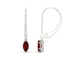 Load image into Gallery viewer, half-carat-marquise-lever-back-ruby-earrings-in-white-gold-FDEAR11236MQGRUDR-0.50CT-NL-WG.jpg
