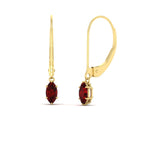 Load image into Gallery viewer, half-carat-marquise-lever-back-ruby-earrings-in-yellow-gold-FDEAR11236MQGRUDR-0.50CT-NL-YG.jpg
